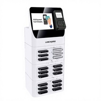 Station de partage de batteries externes mobiles à 18 emplacements avec certificat CE FCC, pour restaurants, avec POS et combinaisons multiples