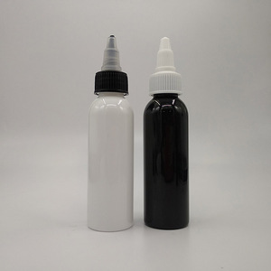 50ml 60ml 100ml 120ml Soft Hair Oil Dye Sauce Twist-open Dispensing Cap Applicator PET Plastic Twist Squeeze Bottles - Product Image 4