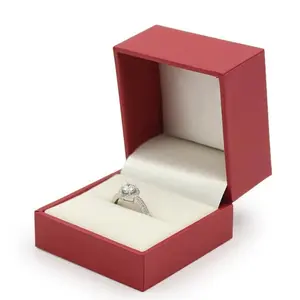 Hot Sell Finger Ring Packaging Box Silver Jewelry Paper Boxes For Gift Wedding Gift Jewellery Box