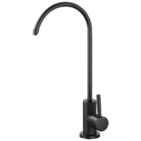 Keran Dapur Stainless Steel Modern Klasik Satu Gagang Satu Air Dingin dengan Pemasangan di Atas Meja Satu Lubang