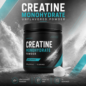 Creatina Monohidrato Pura en Polvo al por Mayor, Sin Azúcar, 300g, Suplemento Deportivo para Adultos, para Energía y Crecimiento Muscular, No Apto para... - Product Image 4