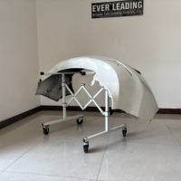 Soporte telescópico universal para carrocería, estante ajustable en altura y longitud para pintores con banco de reparación de carrocería con espuma EPE