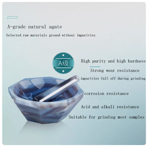 <span class=keywords><strong>Mortero</strong></span> y <span class=keywords><strong>mortero</strong></span> <span class=keywords><strong>de</strong></span> ágata natural <span class=keywords><strong>de</strong></span> primera calidad, garantía <span class=keywords><strong>de</strong></span> 1 año para uso en pruebas <span class=keywords><strong>de</strong></span> <span class=keywords><strong>laboratorio</strong></span> - Product Image 3
