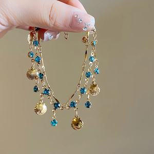 Glands Colliers Bracelet pour Femmes Fine Jewelry Light Luxury Shell Choker Necklace - Product Image 6