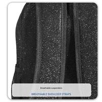 Zaino glitterato per ragazze Zaino scolastico scintillante Zaino casual leggero Borsa glitterata multitasche per viaggi quotidiani all'aperto