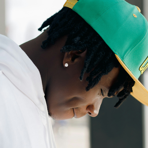 <span class=keywords><strong>Boucles</strong></span> <span class=keywords><strong>d</strong></span>'oreilles clous Hip Hop en <span class=keywords><strong>argent</strong></span> sterling 925 plaqué <span class=keywords><strong>or</strong></span> 14K, serties de zircone cubique 5A, hypoallergéniques, résistantes au ternissement, style Iced Out pour homme - Product Image 6