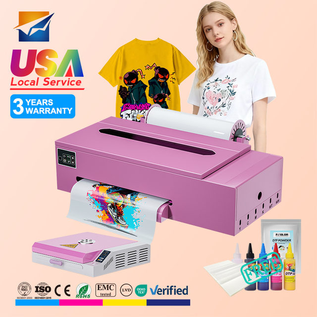 Hot Sale A3 DTF Inkjet Printer L18050 Economical Direct Print to PET Film Multicolor Dtf Pigment Ink for T-shirt