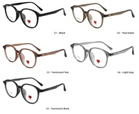 Monturas Ópticas Ligeras de Moda TR con Logotipo Personalizado, Monturas de Gafas Flexibles para Uso Diario Informal y Venta al por Menor
