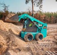 SWL2830 2.8T Skid Steer Loader 0.4m³ Kompak untuk Penanganan Material Industri