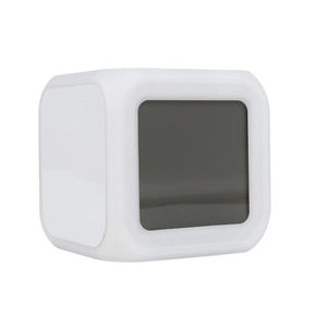 Horloge de bureau électronique avec photo personnalisée alarme numérique à changement de couleur avec LED imprimable en plastique salon salle de bain extérieure cuisine - Product Image 1