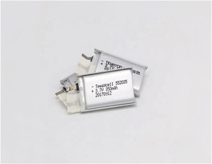 102050 <span class=keywords><strong>1000mAh</strong></span> <span class=keywords><strong>3</strong></span>.<span class=keywords><strong>7v</strong></span> flat square smallest graphèn lithium ion battery cell pack ion headphone bluetooth with kc - Product Image 5