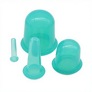 <span class=keywords><strong>Kit</strong></span> de ventouses portables en silicone – 4 tailles, ventouses à aspiration sous vide pour les yeux, le visage et le corps entier, outil de massage musculaire et de thérapie fasciale - Product Image 3