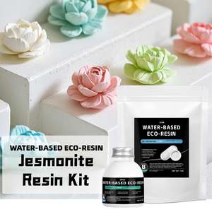 Resina Ecológica en Polvo para Moldeo, Poliuretano sin Burbujas, Jesmonite DIY a Base de Agua, Kit de 1.3 kg, Resina Ecológica No Tóxica - Product Image 1