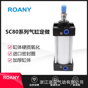 Cilindro Neumático Roany Serie Sc80, Cuerpo de Aluminio Hecho a Medida con Sello Importado - Product Image 1
