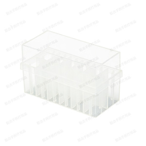Caja de Tubos de Criopreservación de Plástico, Policarbonato Reutilizable, Contenedor de Almacenamiento de Muestras con 25, 36, 50, 81 y 100 Compartimentos - Product Image 1