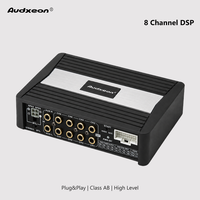 Amplificador DSP para Auto de 8 Canales Clase AB con Chip AKM y Ecualizador de 31 Bandas, Sistema de Audio para Auto