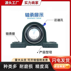 Roulements à rouleaux sphériques montés sur support Cx Ucp305 Ucp306 Ucp307 Ucp308 Ucp309 Ucp310 Boîtier en fonte Précision métrique P0 - Product Image 4
