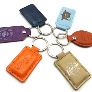Porte-clés personnalisé pour modèle de voiture, porte-clés en cuir et métal, personnalisation du logo de la voiture - Product Image 1