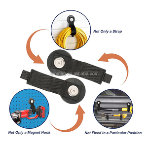 Cinghie a gancio magnetiche per cavi di estensione, potenti fascette portaoggetti per Garage da crociera per cavi di sospensione, <span class=keywords><strong>corde</strong></span> per tubi da giardino - Product Image 5