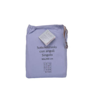 Drap-housse en coton 1 pièce 90x200 LECTI ALOGEN - Product Image 1