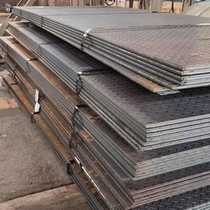 Placa de acero a cuadros de carbono MS laminada en caliente ASTM A36 SS400 Q235b hoja de hierro 4mm 5mm 6mm 8mm hoja de placa de acero gruesa - Product Image 4