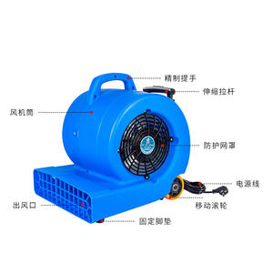 Secador de Pisos de Alta Potencia para Baños de Hogar y Hotel, Deshumidificador/Soplador de Pisos, Limpiador de Alfombras para Uso Doméstico y Hotelero - Product Image 3