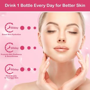 Flüssige Meereskollagen-Peptide Kollagen-Shots Kollagenpräparate für das Wohlbefinden von Haut, Haaren und Nägeln für Frauen zur Unterstützung der Schönheit - Product Image 2