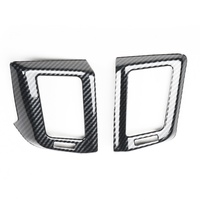 Volant de voiture en plastique pour RAV4 2013-2019, motif carbone modifié, panneau de navigation noir, décoration intérieure de voiture