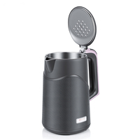 Bouilloire électrique RAF 2.0L R.7996 1355W, ébullition rapide, base pivotante à 360°, arrêt automatique, corps texturé, pour le thé, le café et l'eau, utilisation à domicile