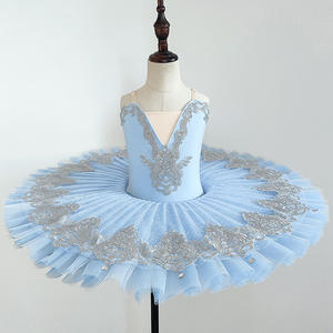 Falda Tutú de Ballet Cisne Pequeño HIPPO KIDS, Encaje Delicado, Poliéster, para Niñas, Actuación de Danza, en Existencia - Product Image 4