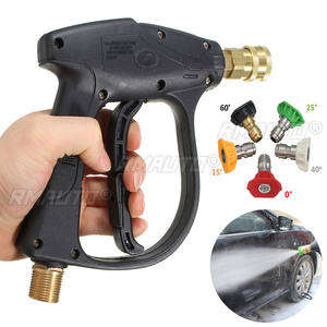 Pistola de Lavado a Presión de 200 BAR/3000 PSI con 5 Boquillas para Autos, Motos y Bicicletas, Pistola de Agua a Presión para Limpieza de Vehículos - Product Image 1