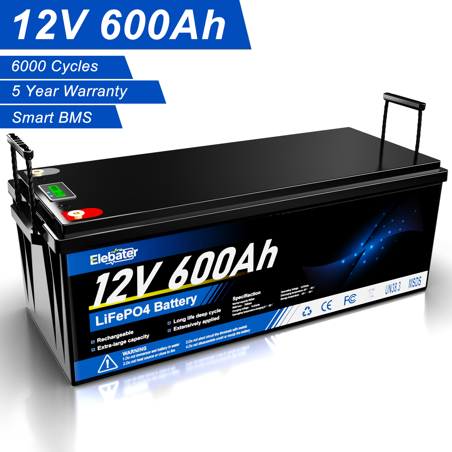 5 Years Warranty 12 V <strong>Battery</strong> <strong>Lithium</strong> Batterie <strong>12V</strong> <strong>100Ah</strong> Lifefo4 50Ah 200Ah 300Ah 600Ah Solaire Solar Energy Storage With Bms