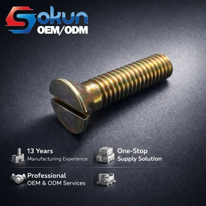 Pernos de Cabeza Avellanada con Rosca UNF, Acero Inoxidable, Zincados, Clase 8.8, Estándar DIN - Product Image 1