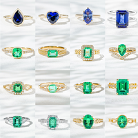 Starsgem accepte la personnalisation de bijoux, bague en diamant de laboratoire HPHT CVD de forme ronde