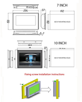 Controlador Todo en Uno con Pantalla Táctil IOT Serie MK, Panel de Pantalla Táctil Kinco MK043E-27DT de 7 Pulgadas