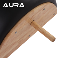 Correcteur de posture en chêne pleine taille, durable et réglable, pour l'entraînement en yoga et pilates en studio, avec bienfaits pour la santé