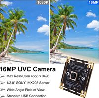 ELP 16mp Autofocus Wecam untuk PC IMX298 Mini tertanam komputer AF USB kamera modul dengan 68 derajat lensa Mini untuk pengenalan wajah