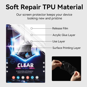 <span class=keywords><strong>Film</strong></span> protecteur d'écran en hydrogel robuste, TPU chinois 0,17 mm HD transparent, 120x180 mm, <span class=keywords><strong>film</strong></span> TPU pour téléphone, vente en gros - Product Image 3