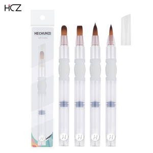 Nouveauté : Stylo marqueur auto-écoulant, pinceaux d'artiste plats/ronds/en forme <span class=keywords><strong>de</strong></span> poire pour la peinture et le dessin - Product Image 1