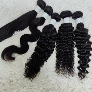 Letsfly Wholesale Factory Price Straight Body Wave 100% Remy Human Hair Weave Bundles