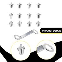 Clous et crampons pour chaussures de football, clé de pose facile incluse, chaussures de football en aluminium durable