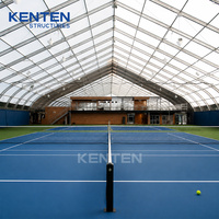 Tentes de sport de Guangzhou, couvertures de toit pour padel, panneaux, abri pour terrain de pickleball, abri pour terrain de tennis, tentes pour terrain de paddle