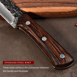 プロの職人ウッドハンドルステンレス鋼シャープキッチンフィッシュフィレットボーンナイフギフトボックス付き - Product Image 3