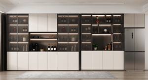 Meuble de rangement moderne de luxe en bois MDF pour la maison, salon, salle à manger, bar à domicile, chambre à coucher, meubles pour hôtels - Product Image 4