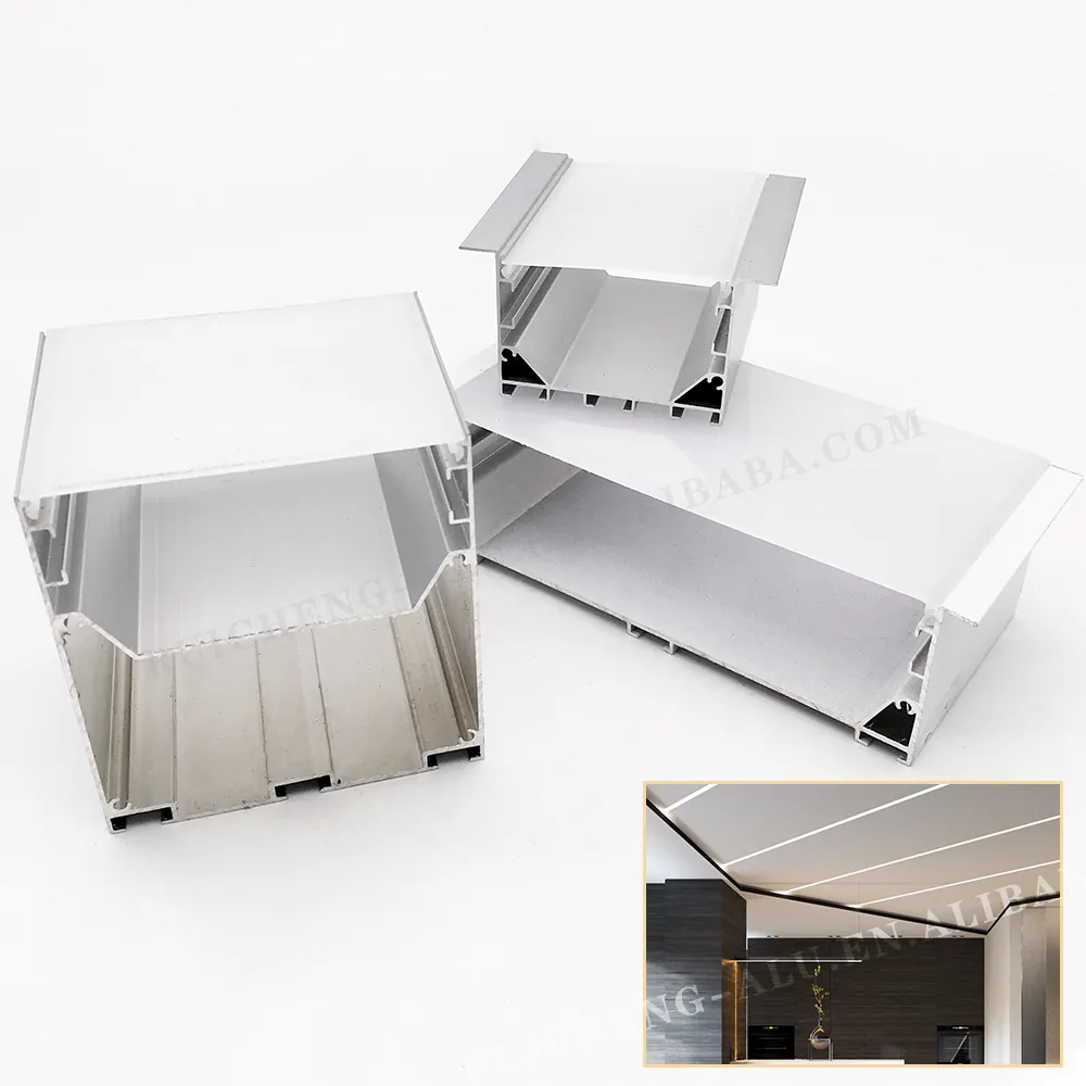 Embedded Led Profile Led Aluminum Profile Aluminum Alloy Light Trough Profile