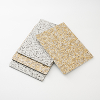 Panneau composite en acier aspect marbre blanc 3 mm 4x8 pieds pour panneaux muraux de réception d'hôtel
