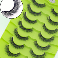 Cils en bande extra volumineux et touffus en faux vison pour un maquillage tendance Y2K