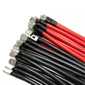 Câbles de <span class=keywords><strong>batterie</strong></span> pour onduleurs sur mesure 70mm² 2/0AWG, fil de cuivre étamé, isolation PVC, câble de 30cm pour <span class=keywords><strong>voiture</strong></span>, camion, camping-car, énergie solaire - Product Image 4