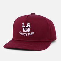 Fabricant OEM ODM Casquette de baseball snapback 5 panneaux profilé structuré à visière plate pour équipes sportives, avec logo 3D en relief personnalisé, qualité premium