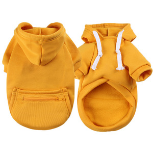 Shine Pet Hoodie With Zipper Pockets Winter Dog <b>Clothes</b> Medium Large Size <b>For</b> Dogs And <b>Cats</b> Pet Apparel - Product Image 5